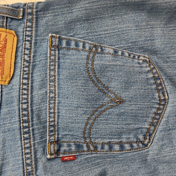 Levi's 550 Relax Shorts Women's Size 18 Denim Blue Jean - Picture 9 of 13